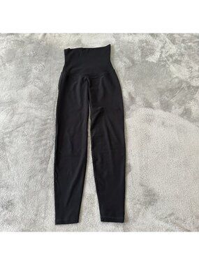 Baobei Bao Bei Active Black Maternity Leggings Women's SMALL Postpartum Support